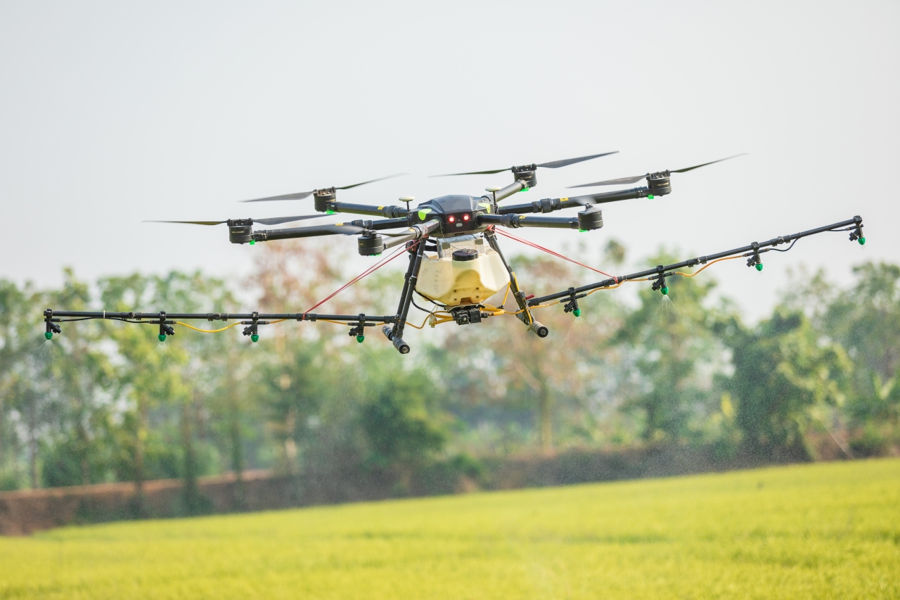   Drones and modern sensor technology in agriculture